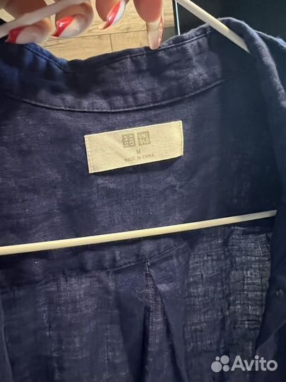 Блузка женская лен 46 48 uniqlo