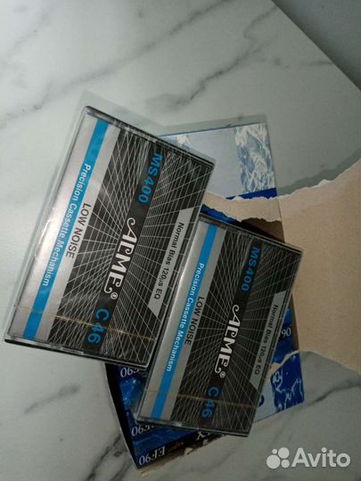 Аудиокассеты новые запечатанные