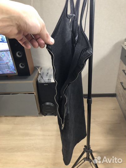 Джинсовое платье zara xs