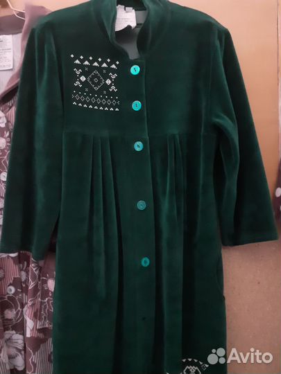 Халат велюровый женский новый.Иваново