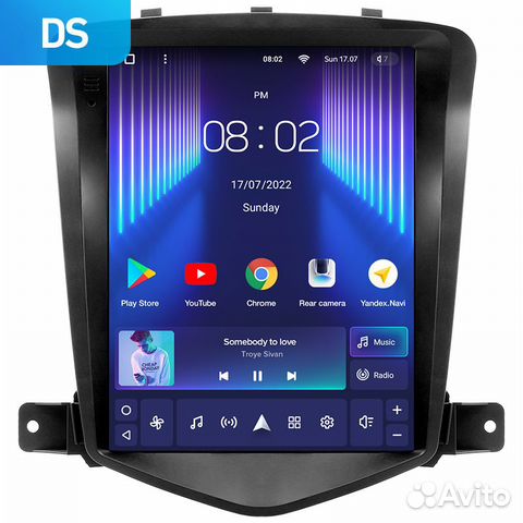 Магнитола Teyes tpro 2 для Chevrolet Cruze 2008+