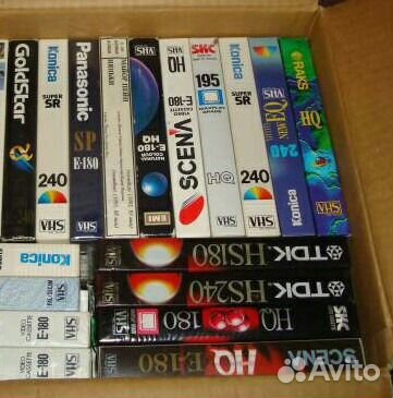 Видеокассеты VHS, новые и с записью