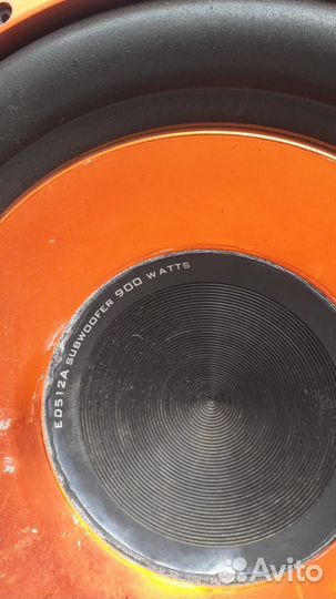 Cабвуфер со встроенным усилителем Edge edb12a 900w