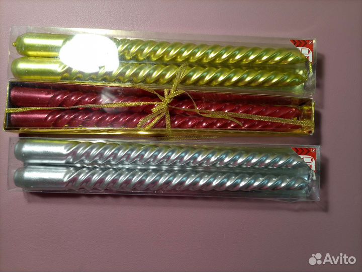 Свечи восковые,декоративные