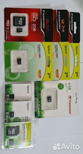 Карта памяти micro sd 2 GB, 4 GB