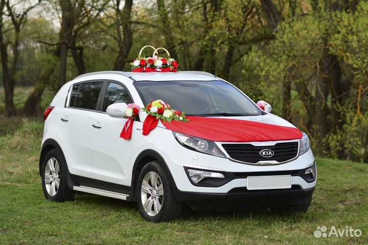 Свадебные украшения на машину аренда