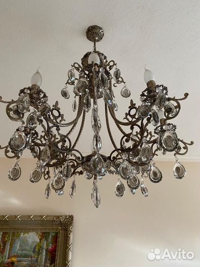 Люстры бронза