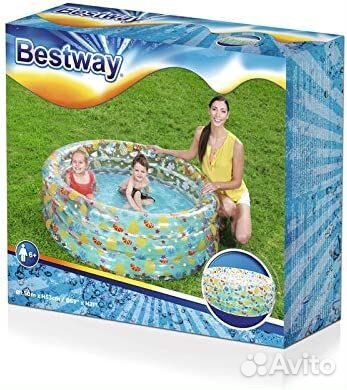 Детский бассейн Bestway 1.7 х 0.53 м, 51048