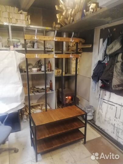 Вешалка в стиле лофт