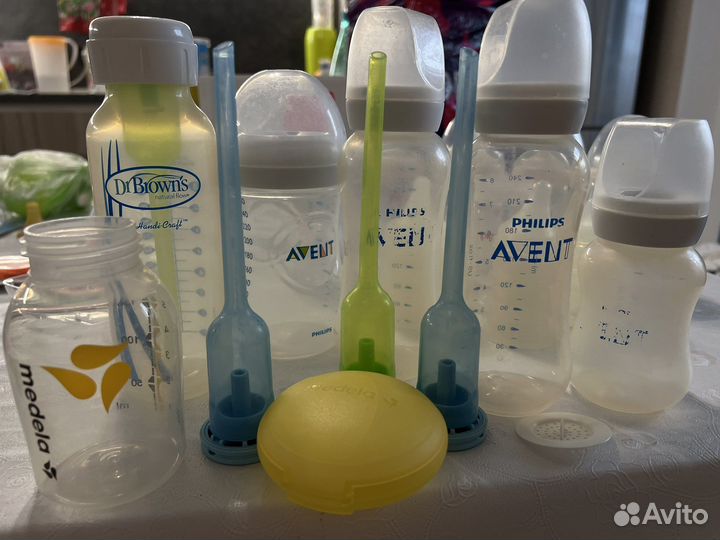 Бутылочки avent pigeon canpol dr.Browns Munchkin
