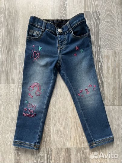 Джинсы для девочки 86