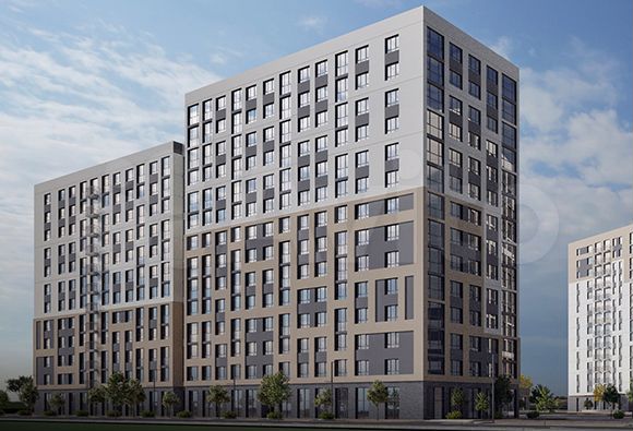 2-к. квартира, 63,4 м², 5/14 эт.