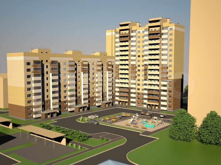 2-к. квартира, 72,8 м², 1/9 эт.