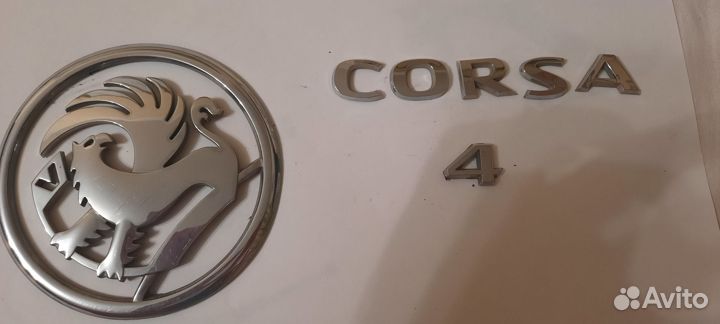 Эмблема, значки Opel Corsa D