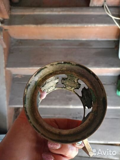 Редкий подстаканник медный