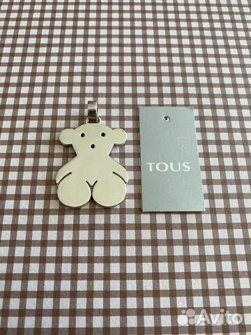 Подвеска Tous Мишка (большой) с этикеткой, шпинель