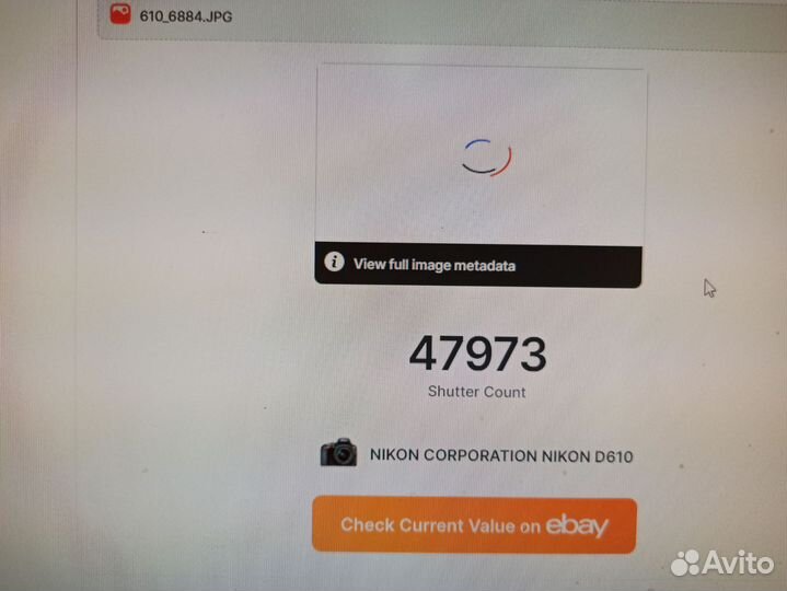 Фотоаппарат полнокадровый nikon d610 никон