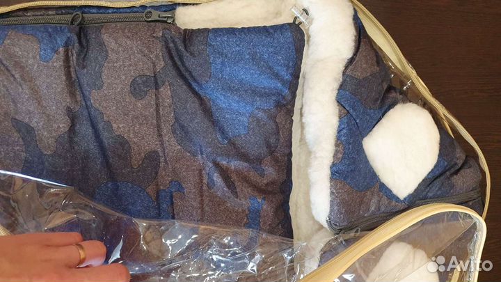 Зимний конверт в коляску