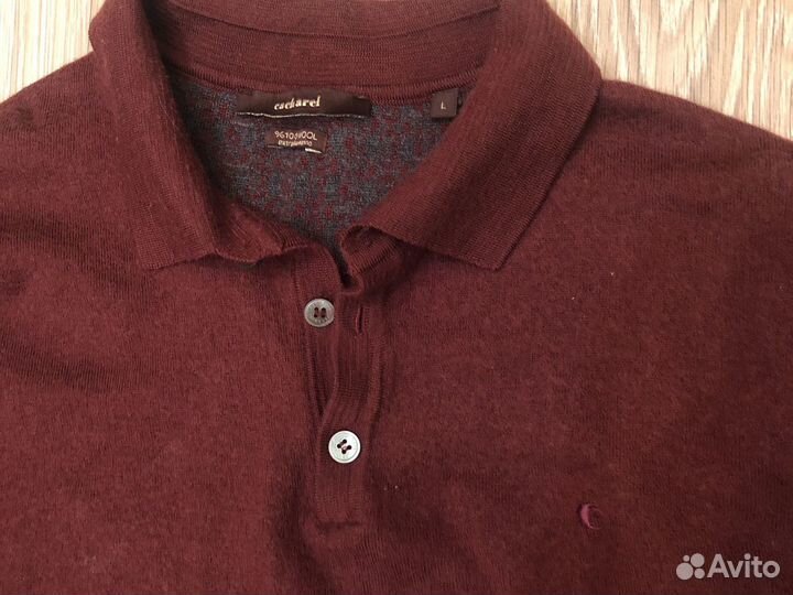 Cacharel Поло с длинным руковом из шерсти