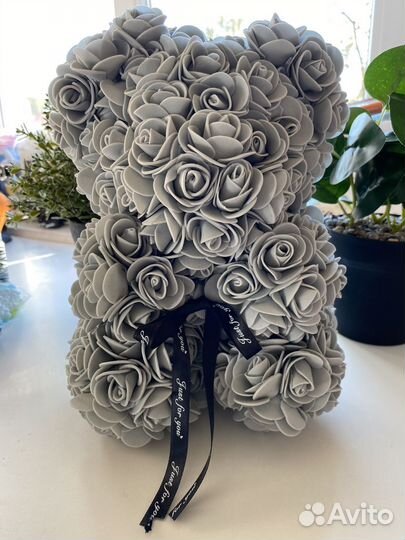 Мишка из роз