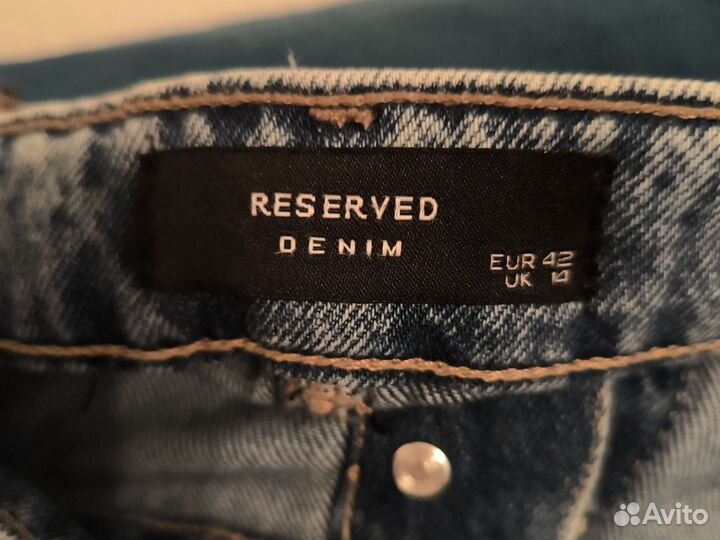 Джинсовая юбка длинная 48 размер