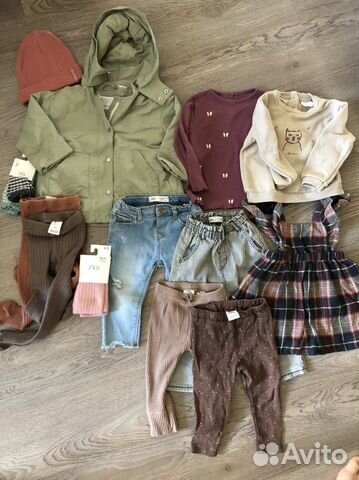 Одежда для девочки 86 92 zara