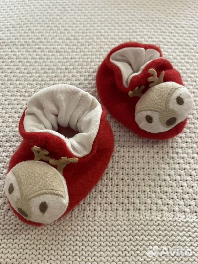 Детский новогодний костюм р74 с пинетками