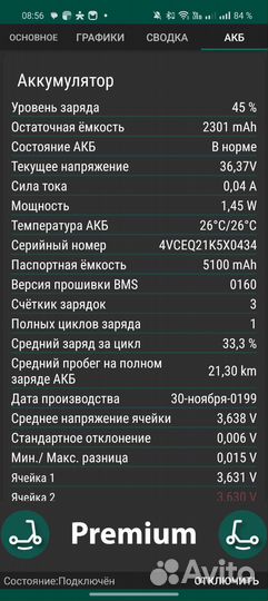 Электросамокат ninebot kickscooter e22 + АКБ