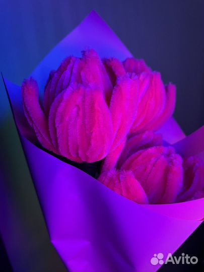 Букет из тюльпанов из проволки