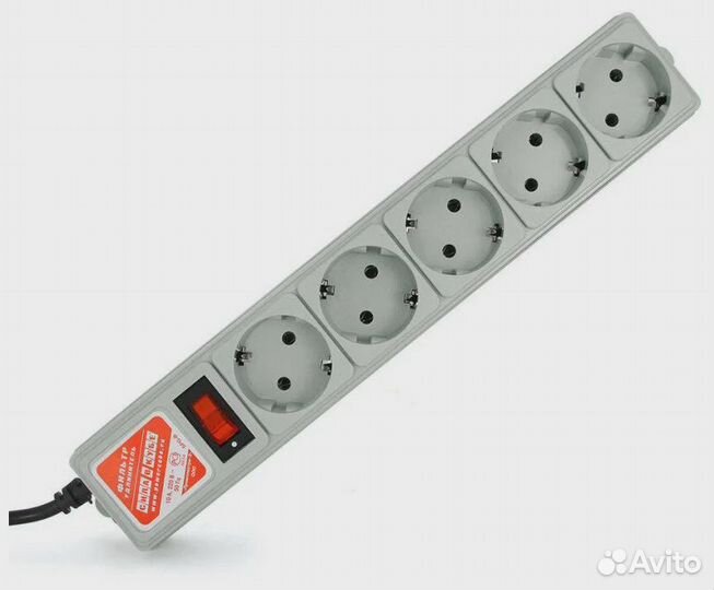 Сетевой фильтр 1.9m Power Cube SPG-B-6 (5 розеток