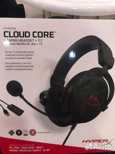 Наушники hyperx cloud core 7.1