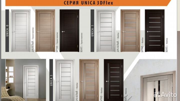 Дверь межкомнатная unica