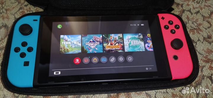 Nintendo switch rev2 чип 256 gb