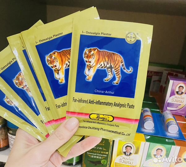 Тигровый пластырь / согревающий пластырь Китай