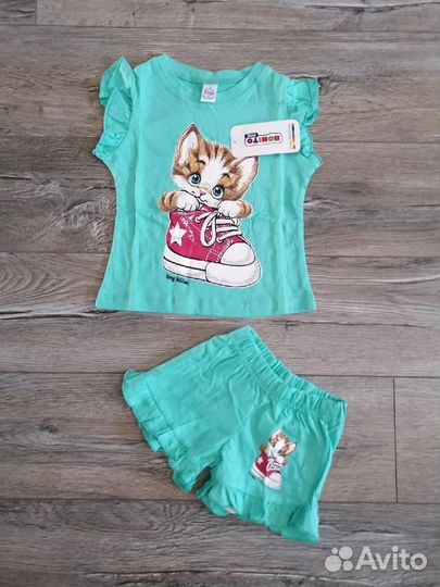 Костюм новый летний 86 92 98 104 Bonito