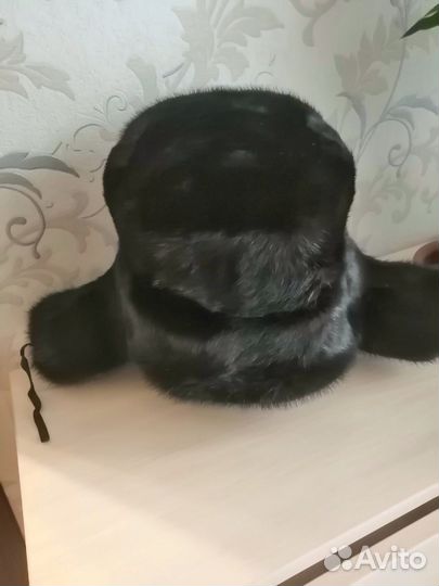 Норковая шапка мужская