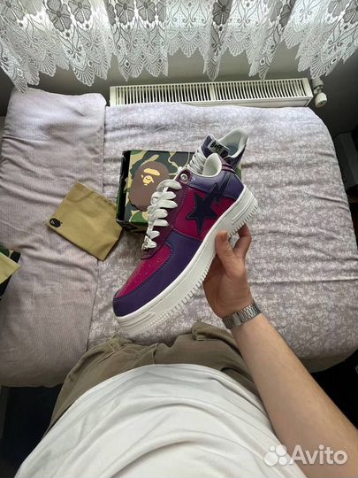 Bapesta 'color camo combo - purple'