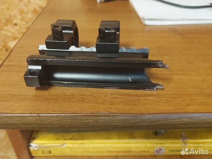 Планка для карабина скс с кольцами для оптики