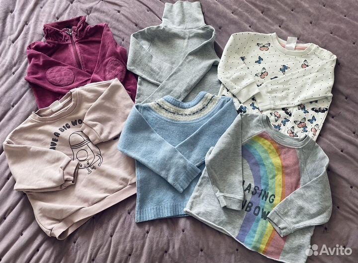 Пакет одежды и обуви для девочки 86-92-98