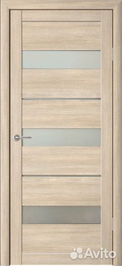 Межкомнатная дверь Прага остеклённая лиственница м
