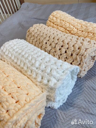 Плед детский плюшевый