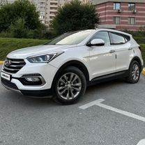 Hyundai Santa Fe 2.2 AT, 2016, 111 500 км, с пробегом, цена 2 390 000 руб.