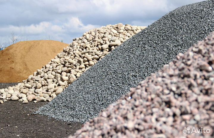 Песок щебень