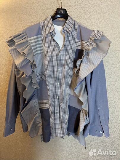 Рубашка с воланами