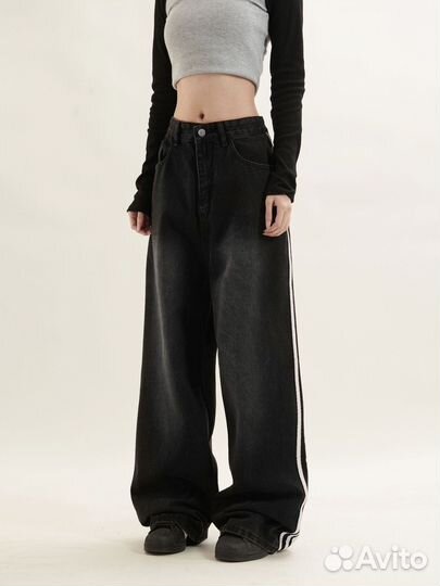 Джинсы balenciaga x adidas type