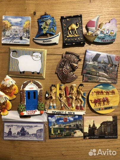 Магниты сувенирные на холодильник