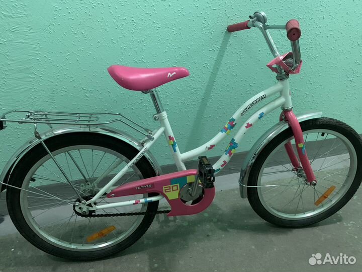 Велосипед 20 дюймов для девочки Novatrack Tetris