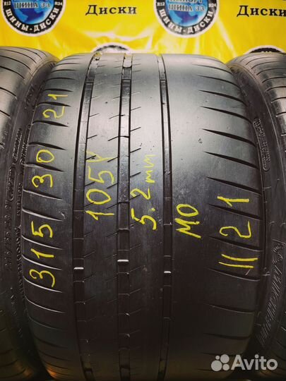 Michelin Pilot Sport Cup 2 315/30 R21 и 275/35 R21 105Y