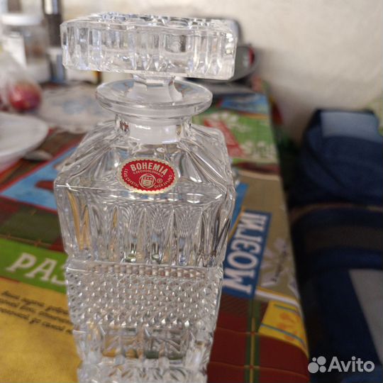 Графин хрустальный богемия