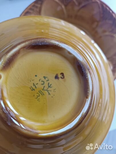 Салатник керамический. Тарелка СССР